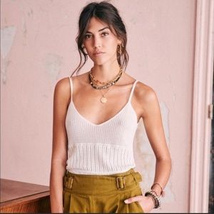 Sezane knitted top Angela